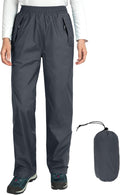 Outdoor Ventures Womens Rain Pants - Packable Waterproof Hiking