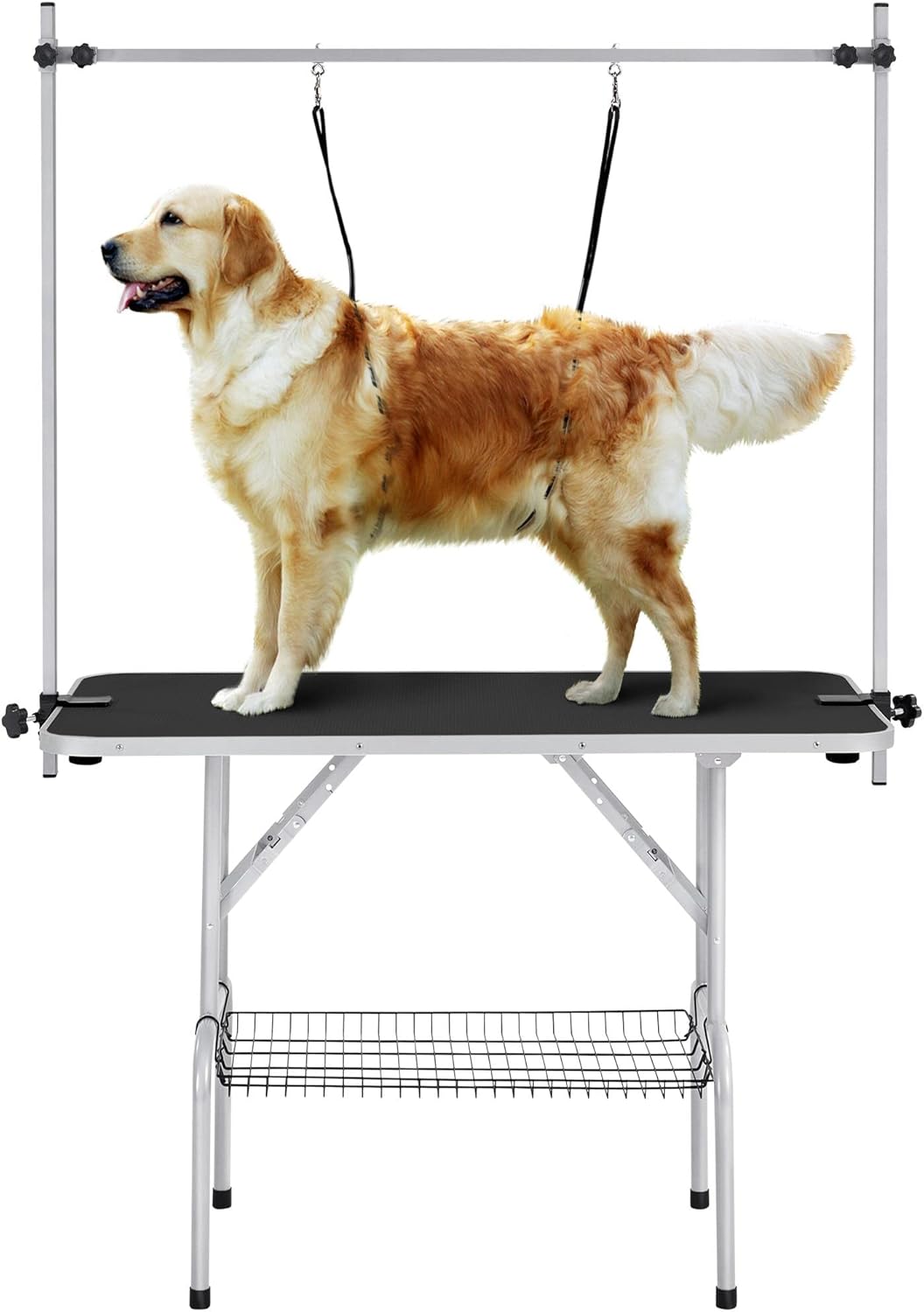 Yaheetech 46in Pet Grooming Table for Large Dogs Adjustable Height