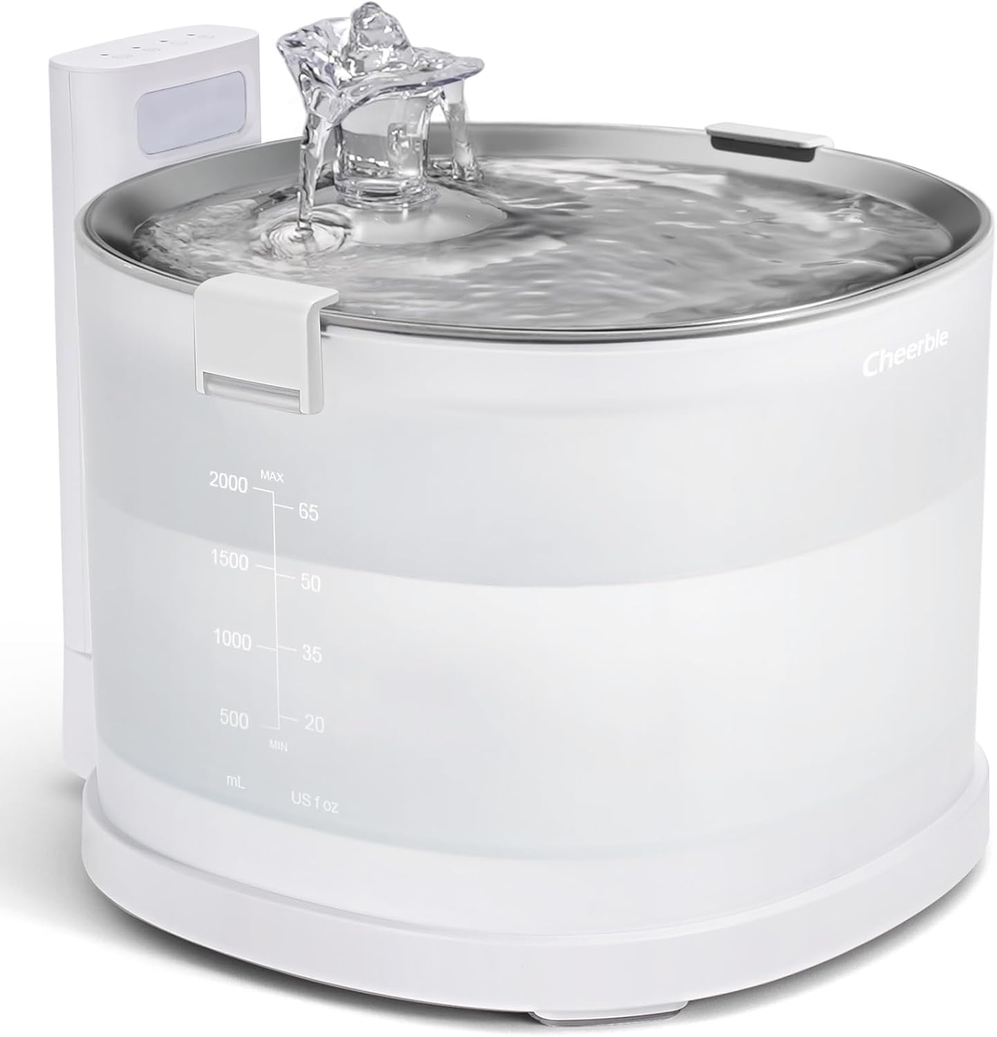 Cheerble Pumpless Cat Water Fountain with MagDrive Technology