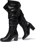 Luoika Women's Extra Wide Calf Knee High Boots - Wide Fit Knee-High