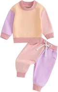 Fernvia Baby Girl Fall Outfit Set - Cozy Long Sleeve Tops + Pants