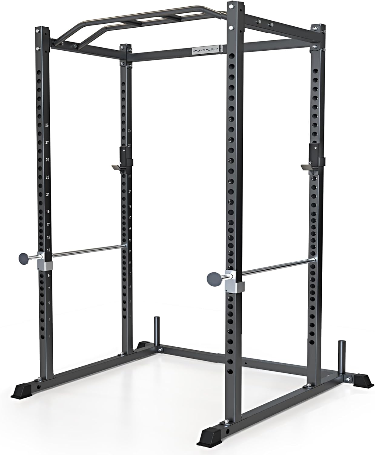 Iron Crush Power Rack - Solid Safety Bars & J-Hooks