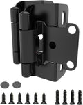 1/2 in Overlay Semi Partial Wrap Around Cabinet Hinges 50 Pack - Self