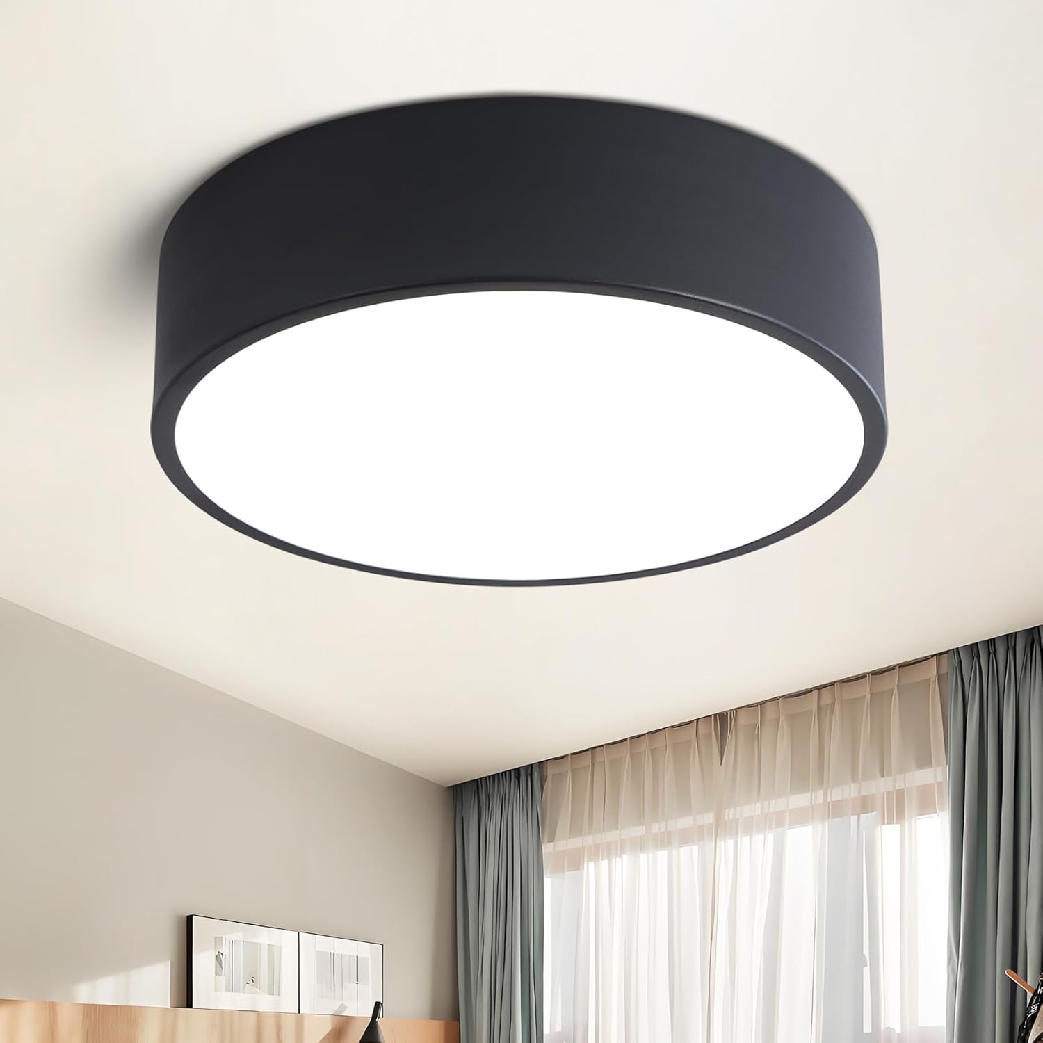 Dimmable Modern Flush Mount Ceiling Light Fixture for Any Room