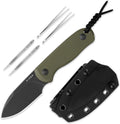 Kizer Drop Bear Fixed Blade Knife - Compact EDC Strength