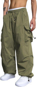 ZAFUL Men's Baggy Cargo Pants with Convenient Flat Pocket Style