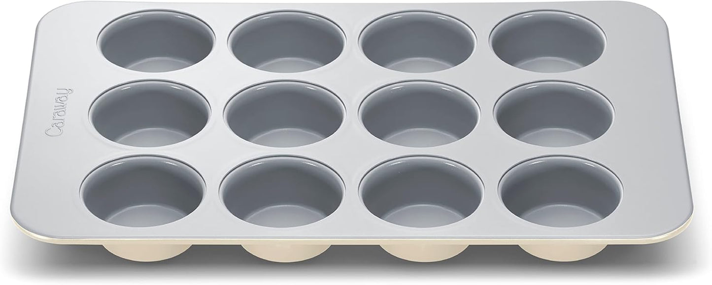 Caraway Non-Stick Ceramic Muffin Pan for Perfect Baking