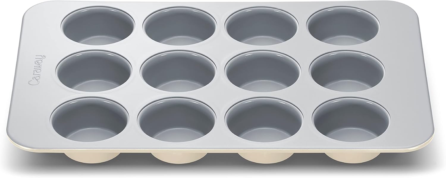Caraway Non-Stick Ceramic Muffin Pan for Perfect Baking