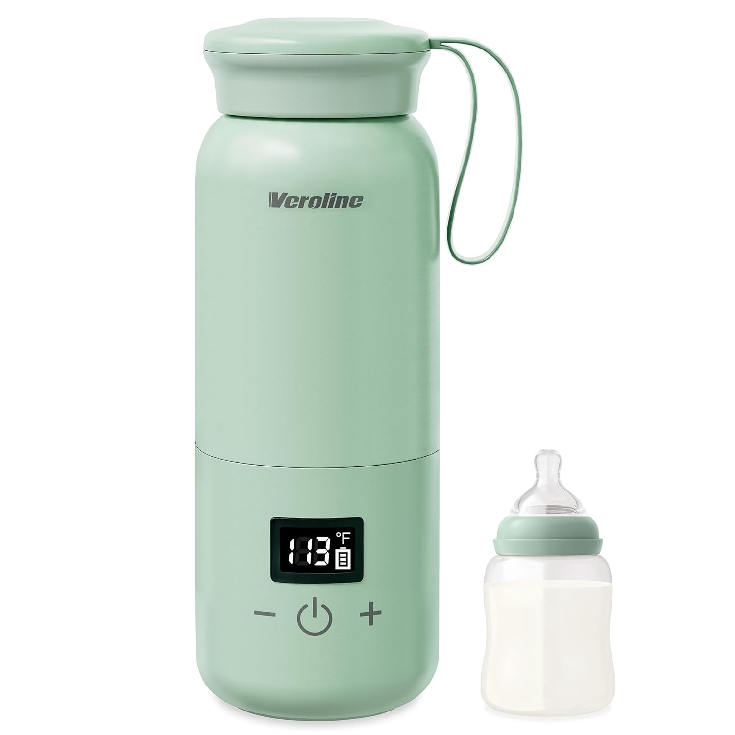 Portable Bottle Warmer for Travel with Adjustable Temp Control