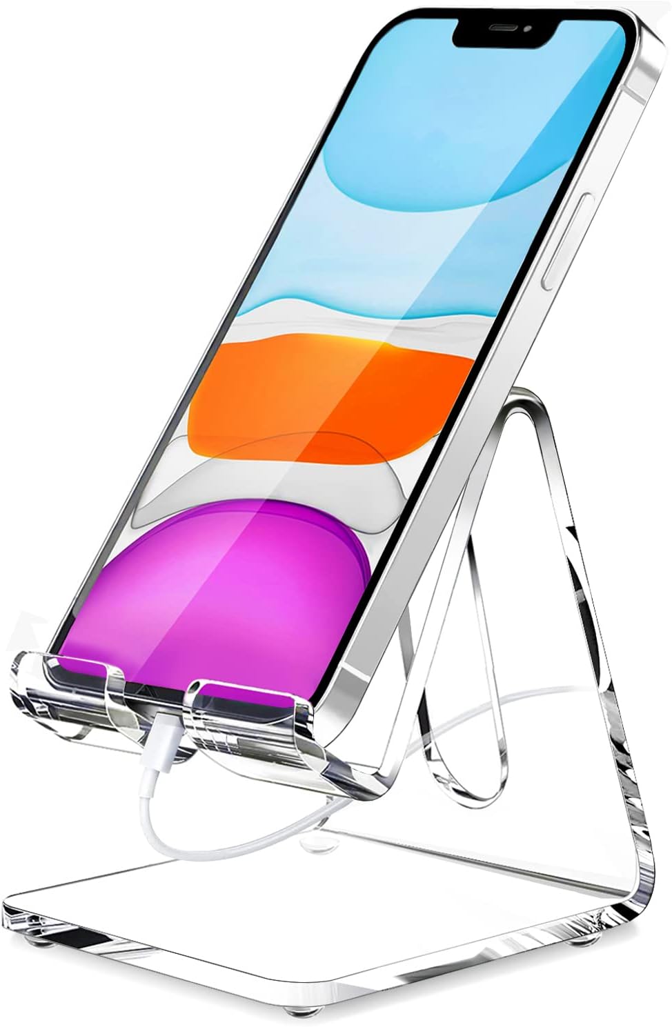 Portable Clear Phone Stand - Hands-Free Viewing