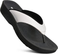 Women's Arch Support Flip Flops with Padded Straps - Dressy Comfort