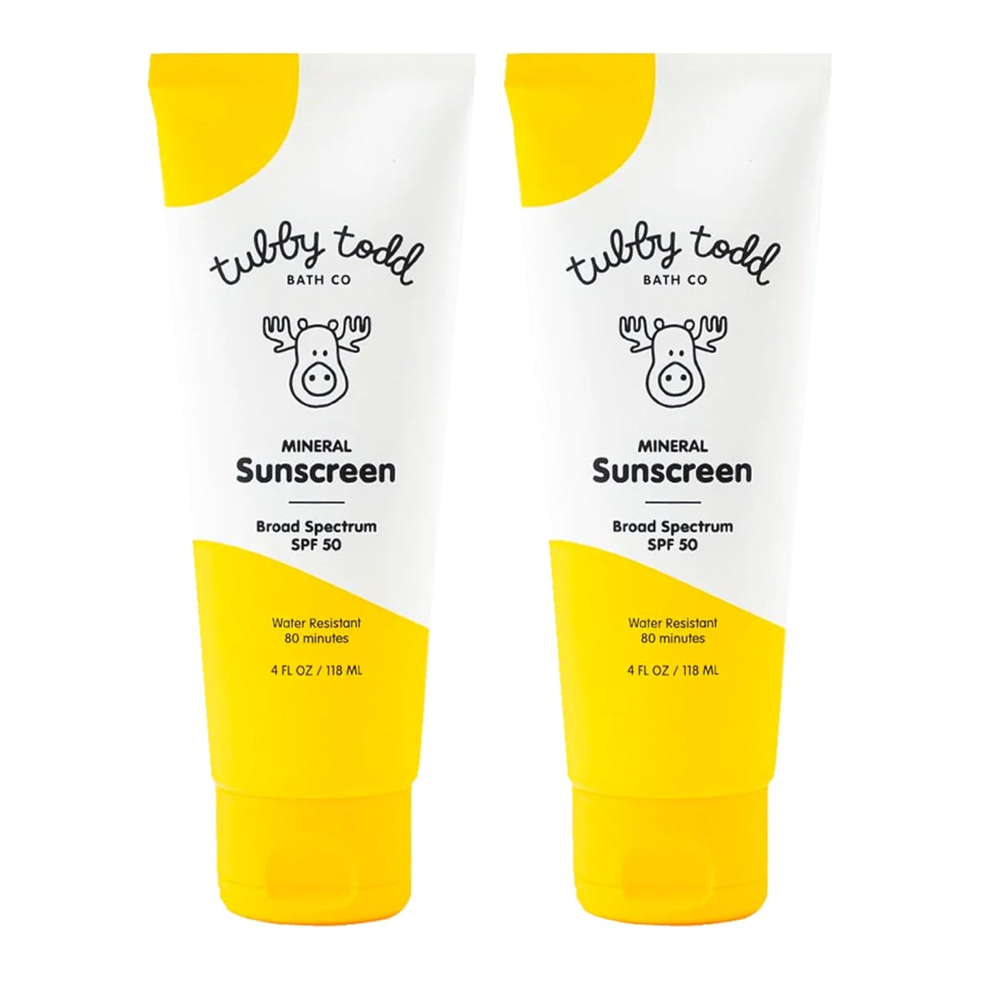 Tubby Todd Mineral Sunscreen SPF 50 for Kids - Safe & Effective