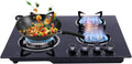 4 Burner Gas Cooktop 23in x 20in Built-in Stove - Durable Stainless