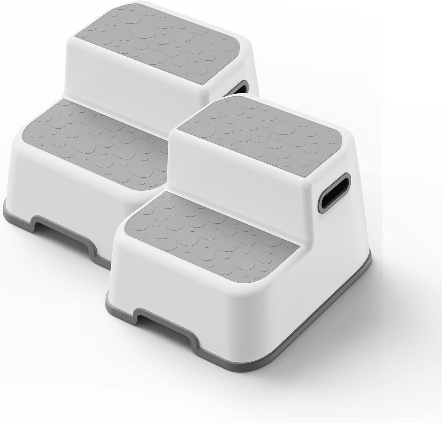UNCLE WU 2-Step Stool for Kids & Adults - Safe & Durable