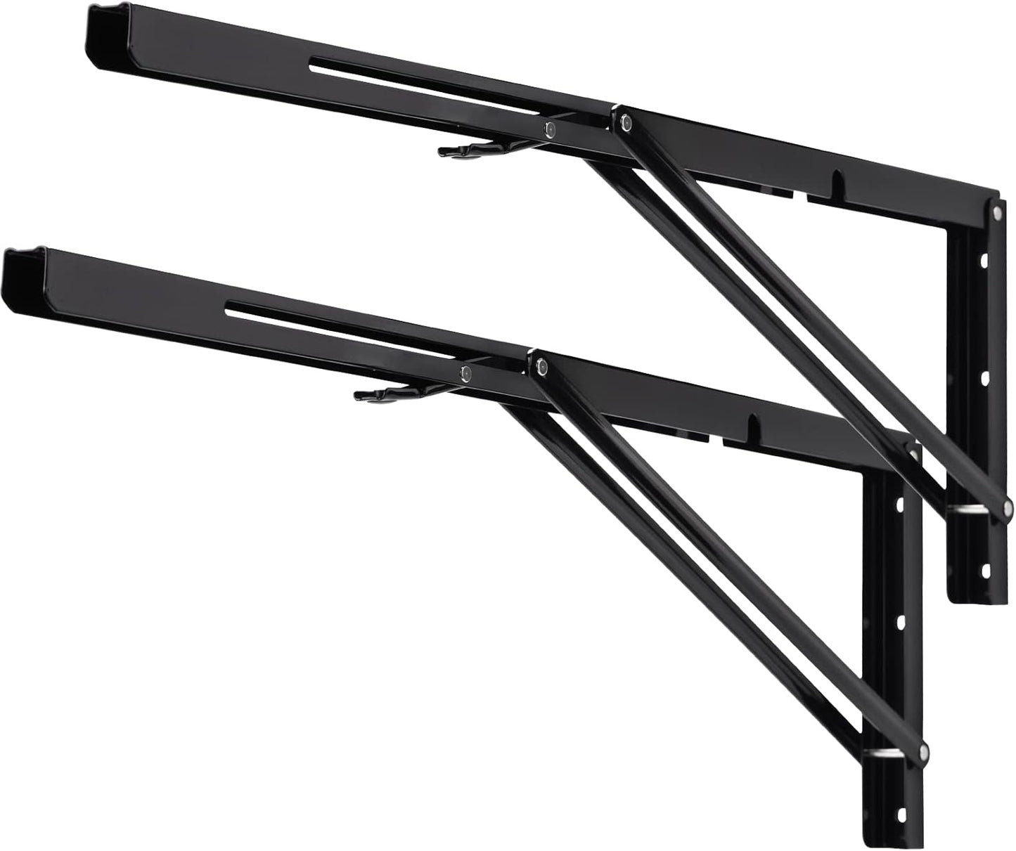 YUMORE Folding Shelf Brackets for Heavy Duty DIY Projects