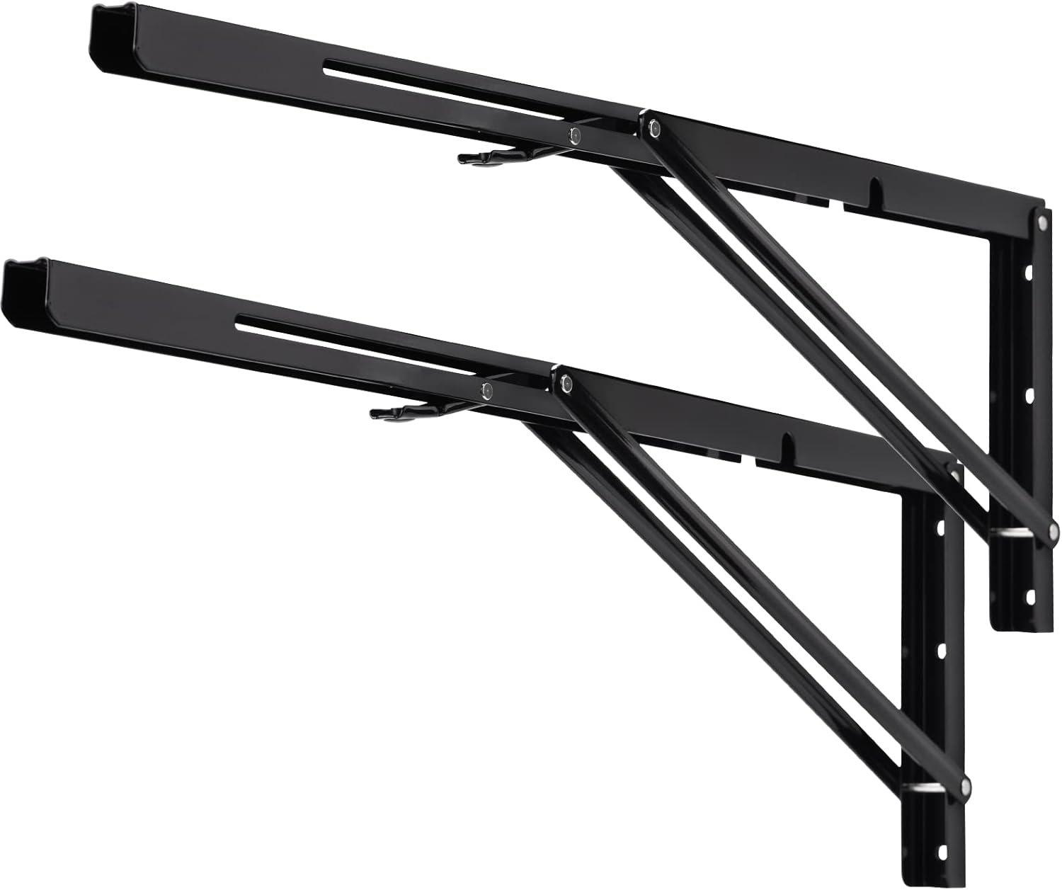 YUMORE Folding Shelf Brackets for Heavy Duty DIY Projects