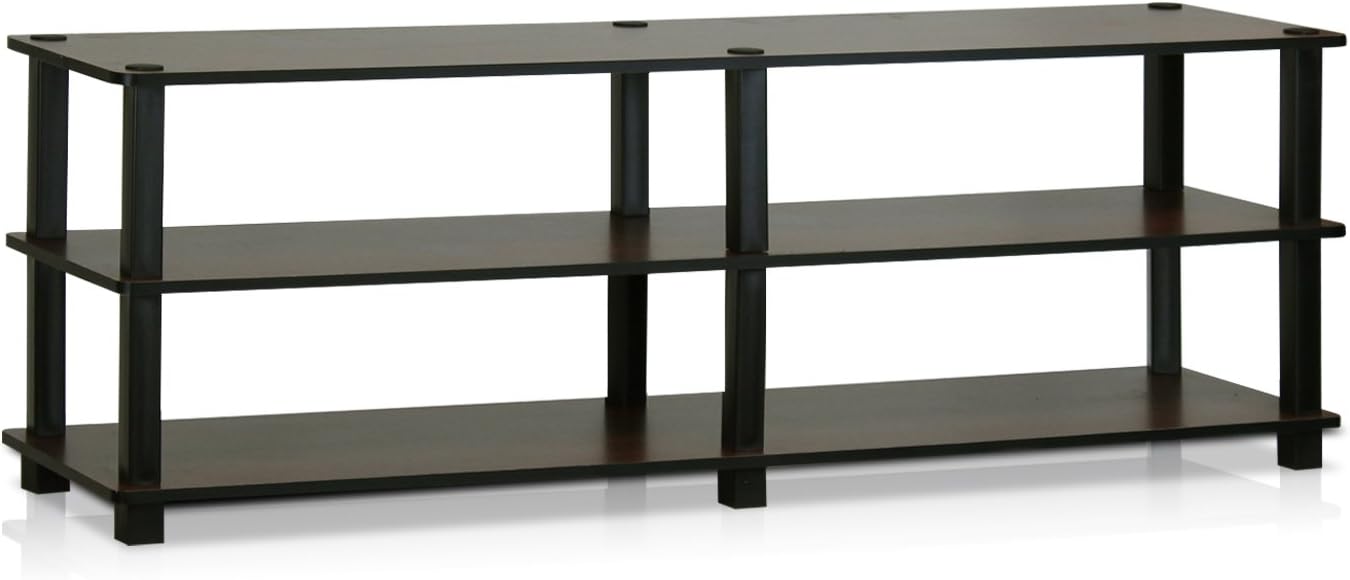 Furinno Turn-S-Tube 3-Tier TV Stand for Stylish Living Rooms