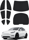 Windshield Sun Shade for Tesla Model Y 2020-2024 - Full Window Privacy
