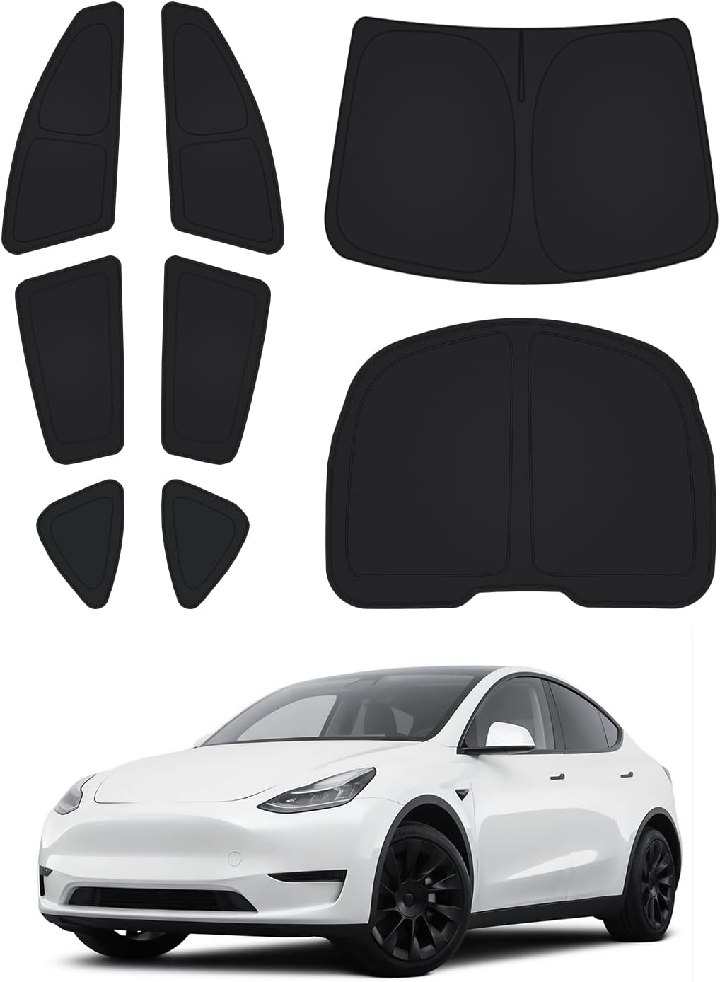 Windshield Sun Shade for Tesla Model Y 2020-2024 Accessories