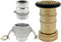 Fire Hose Nozzle NPSH/NPT Spray Jet Fog with Brass and Aluminum