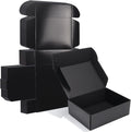 ZBEIVAN 12x9x4 Black Small Shipping Boxes - Sturdy Mailer Pack