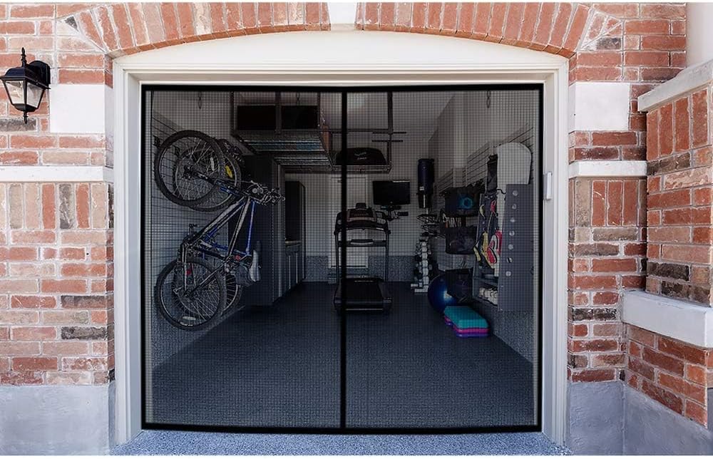 Garage Screen Doors for 1 Car Garage - Heavy Duty Magnetic Closure