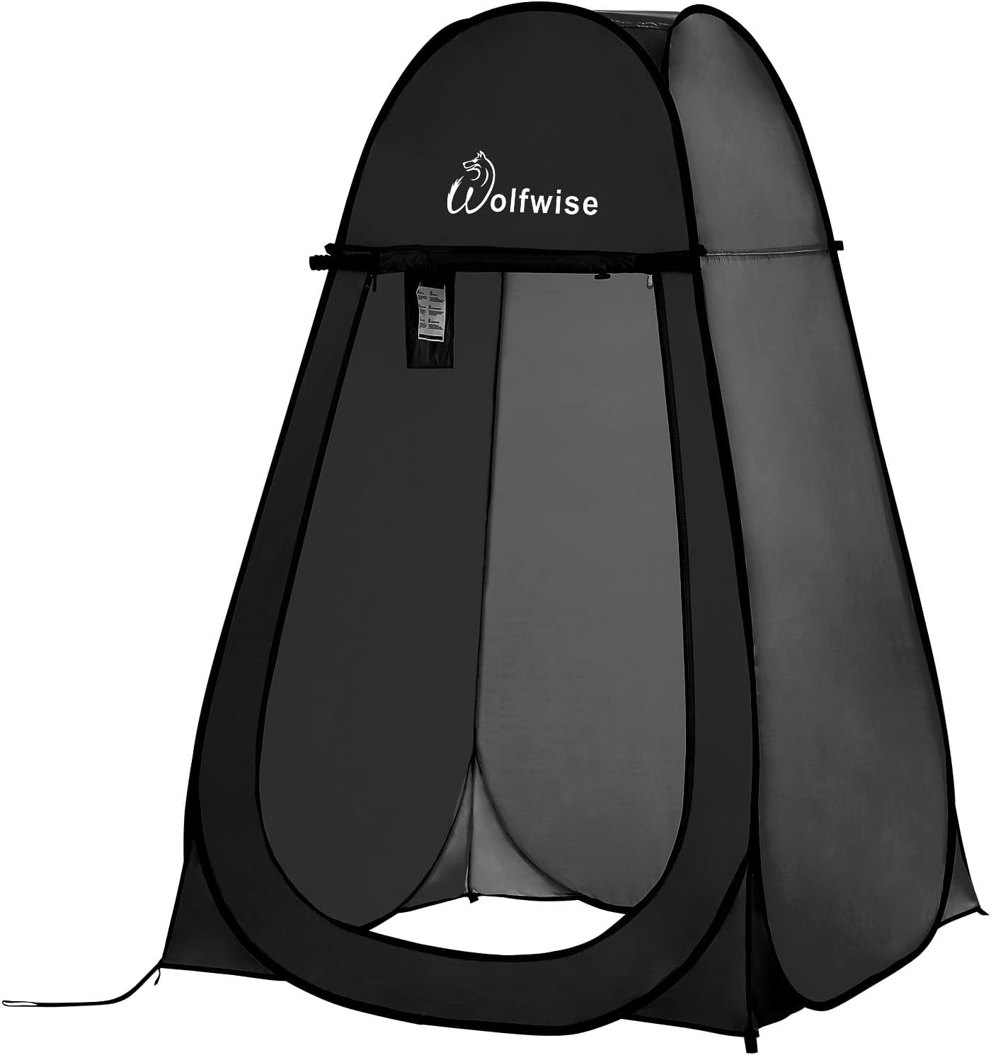 WolfWise Spacious Pop Up Privacy Tent - Black