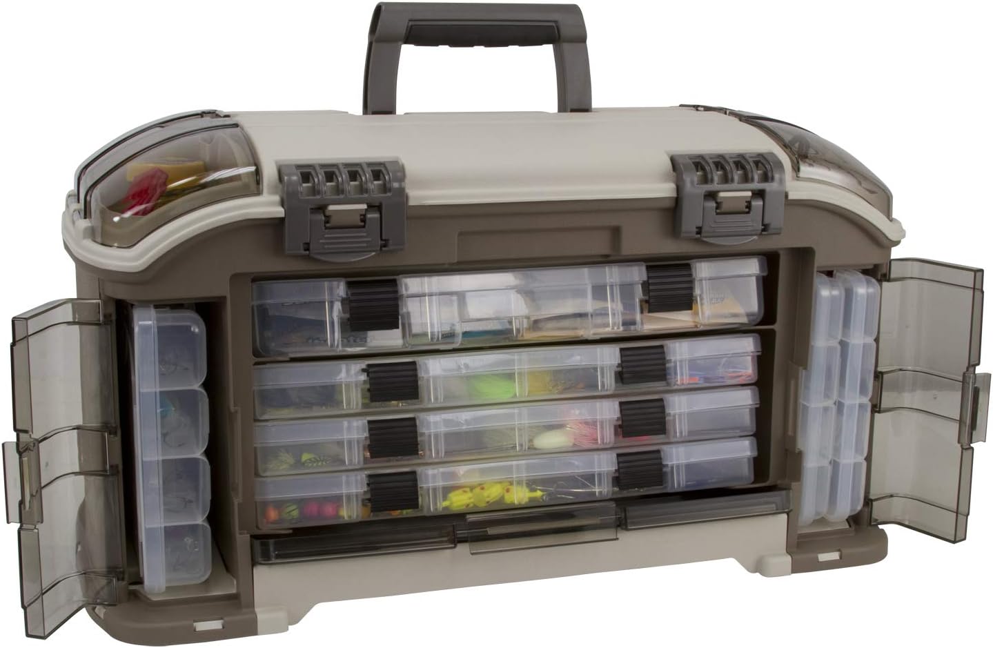 Plano Angled 787 Tackle System: 7 Stowaways, Premium Storage