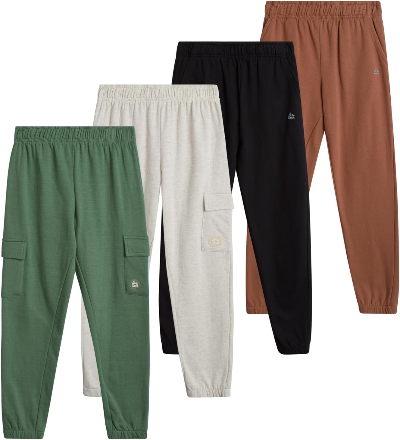 RBX Boys Sweatpants - 4 Pack Performance Fleece Joggers