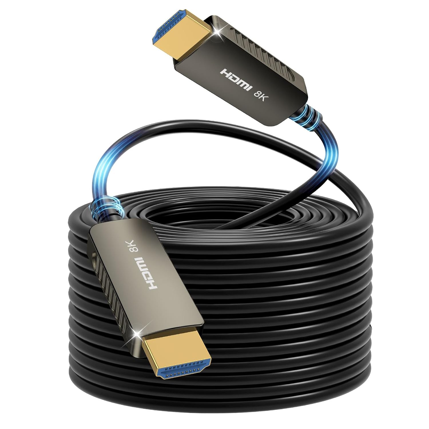 8K HDMI Fiber Optic Cable 100FT for Ultra High Speed Gaming
