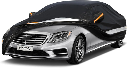 10 Layers Sedan Car Cover Waterproof All Weather Protection