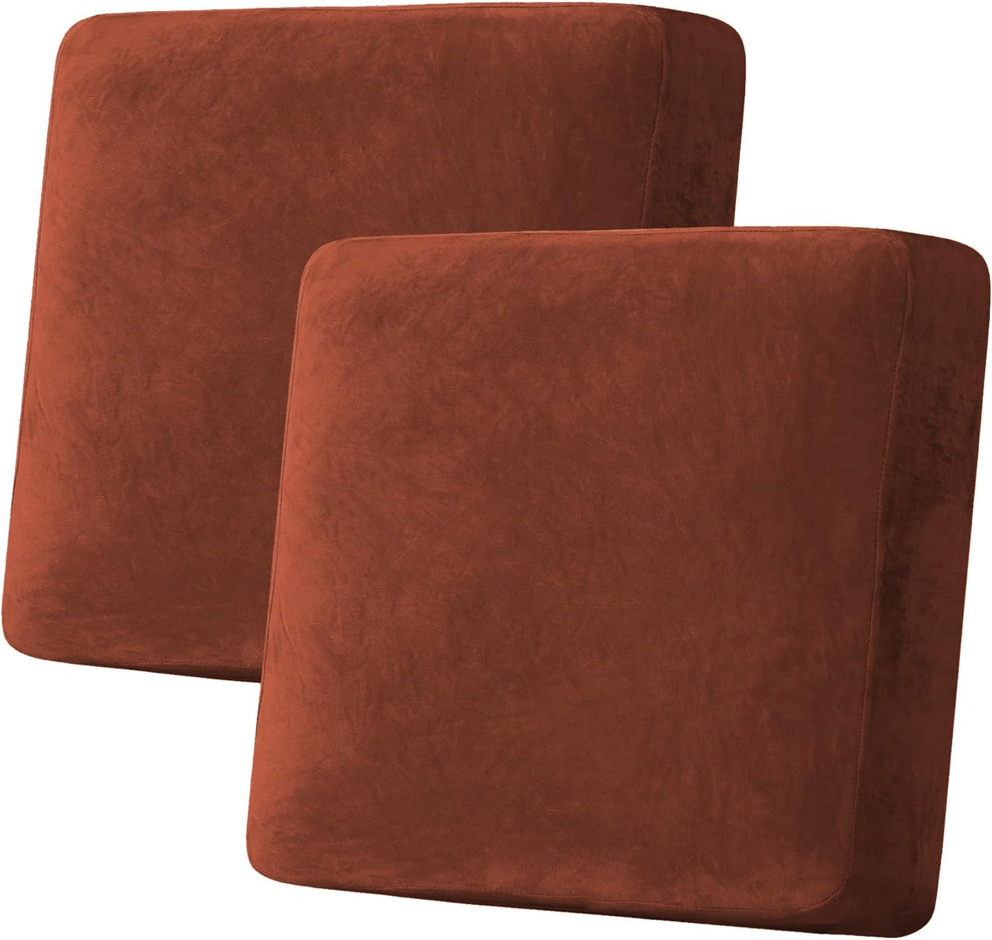 H.VERSAILTEX Velvet Stretch Couch Cushion Cover for Sofa Protection