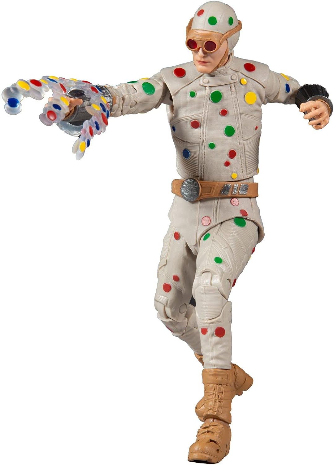 DC Multiverse Polka Dot Man 7 Figure with King Shark Piece