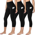Capri Leggings with Pockets - High Waisted Tummy Control Capris
