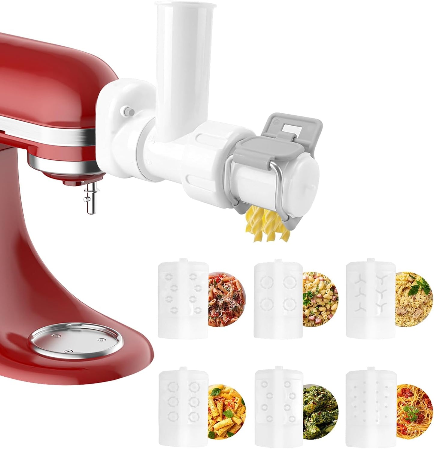 Durable 6IN1 Pasta Extruder - 6 Shapes - POSKZLE