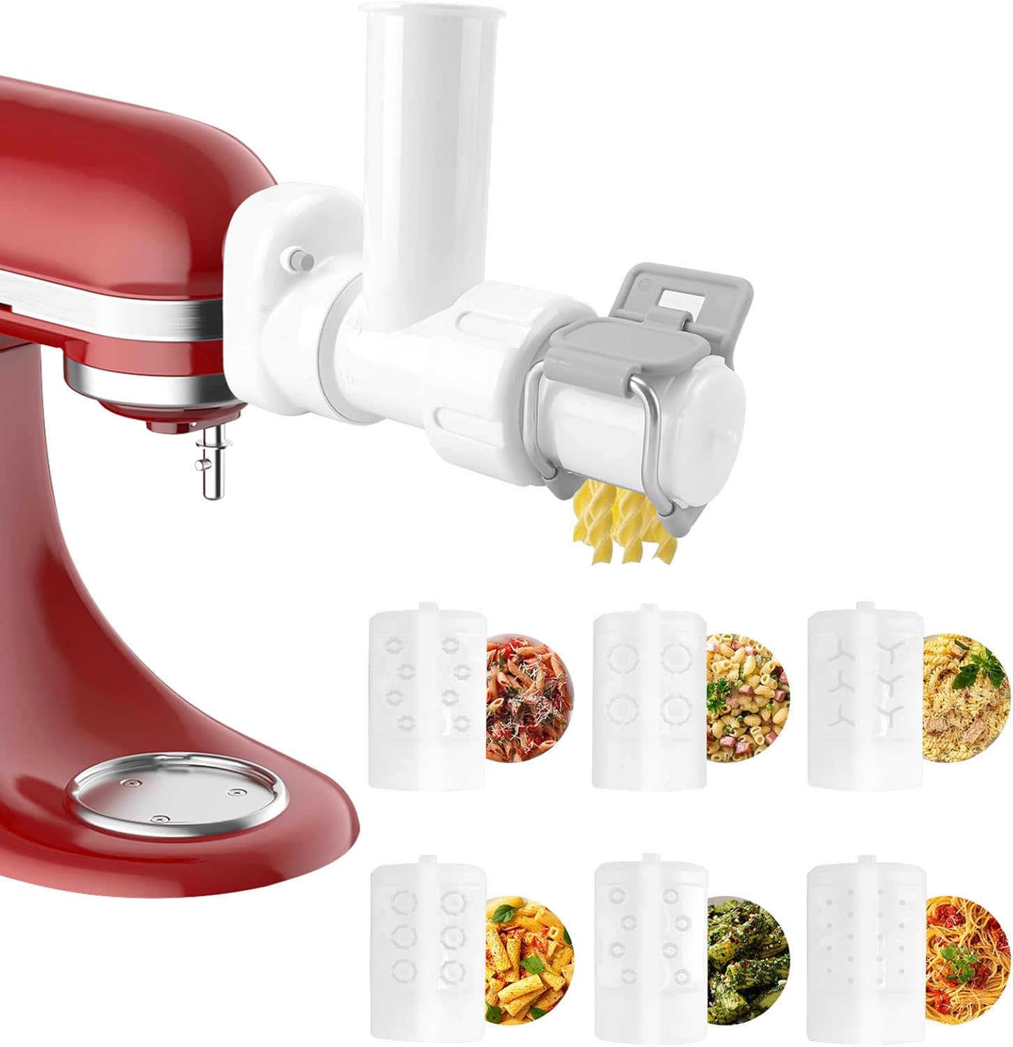 Durable 6IN1 Pasta Extruder - 6 Shapes - POSKZLE