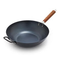 GreenPan Carbon Steel Wok 14 in Flat Bottom for Stir-Frying