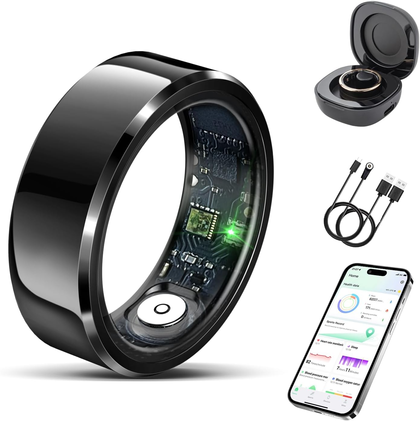 Smart Ring for Health Tracking - Fitness Tracker for All