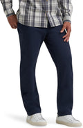 Men's Straight Fit Flat Front Chino Pants - Everyday Comfort