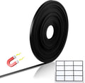 Black Magnetic Tape Roll Thin Strips 1/4 in x 100 ft - Flexible Board