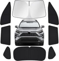 for Toyota RAV4 2019-2025 Car Window Shades - Full 8pc Privacy Set