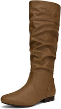 DREAM PAIRS Women's Knee High Pull On Fall Weather Winter Boots - Warm