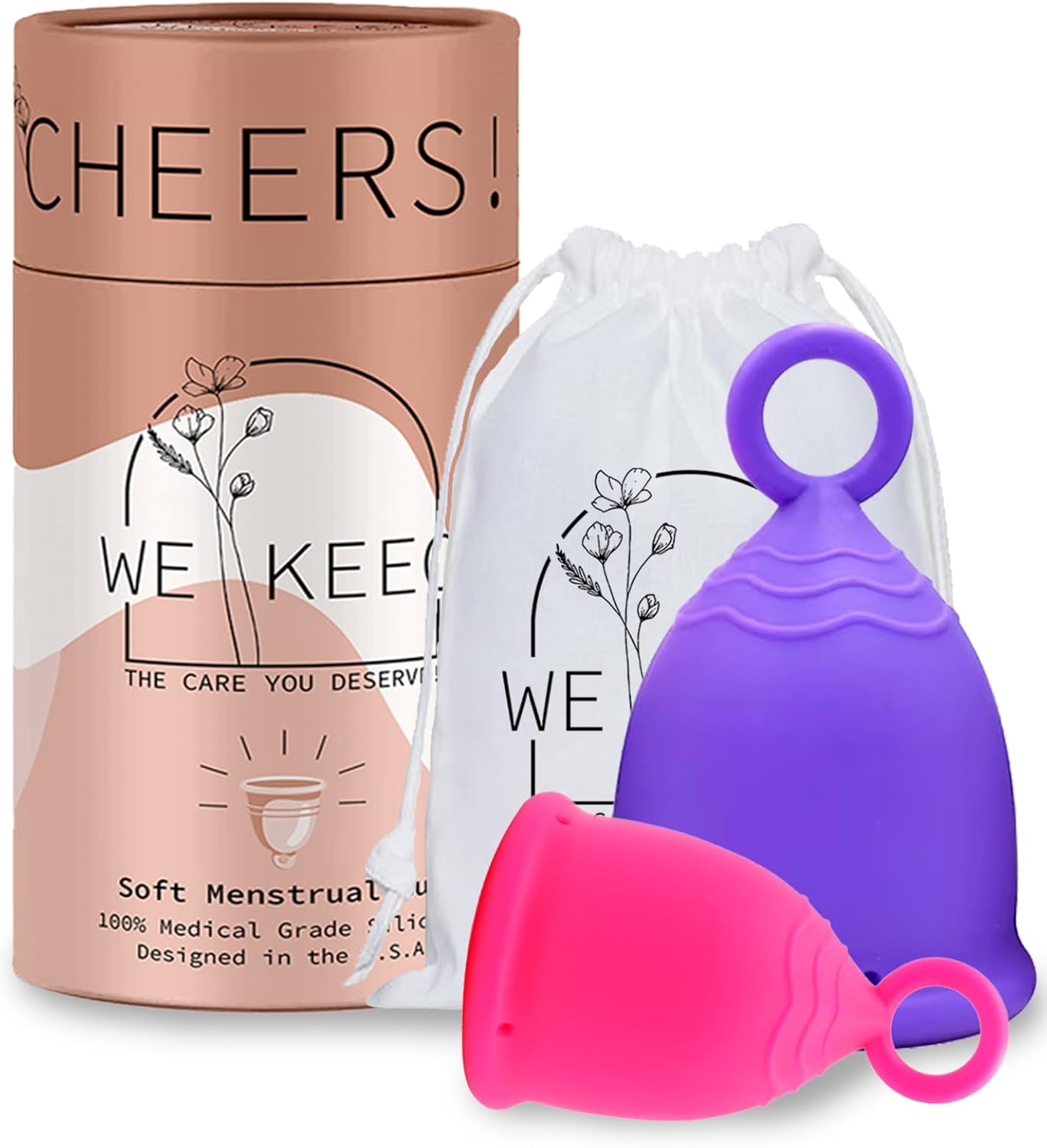 12-Hour Comfort Menstrual Cup - Eco-Friendly & Safe Silicone~
