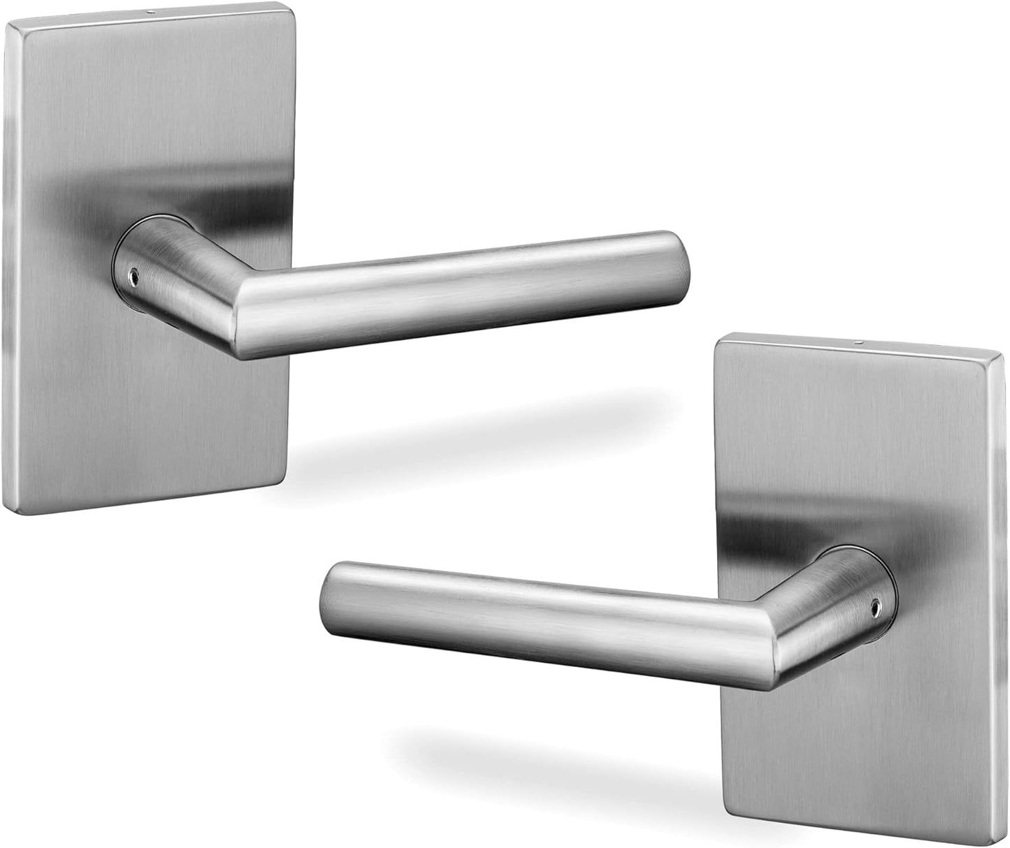 Dummy Lever Door Handle Pack of 2 for French Closet Doors
