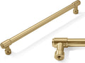 Kitchen Cabinet Handles 6 Pack 8 in Brushed Gold Drawer Pulls