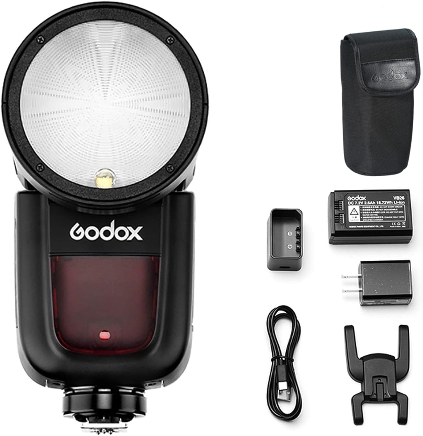 Godox V1-C Round Head Camera Flash Speedlite for Canon Users
