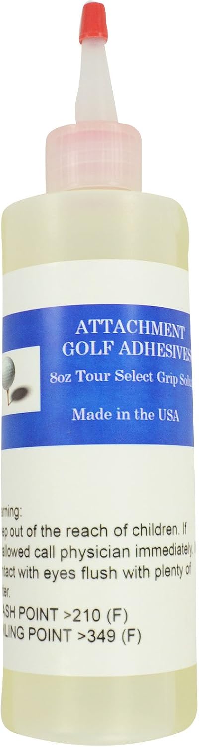Improved Golf Grip with 8oz Attachment Adhesive