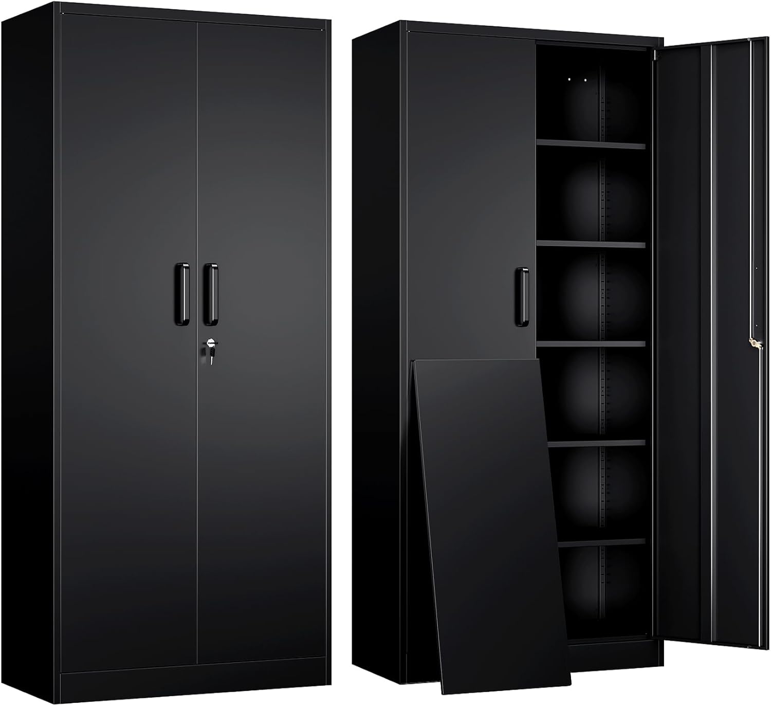 Yizosh Metal Garage Storage Cabinet - Durable & Spacious