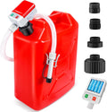 Automatic Fuel Transfer Pump with Auto-Stop, 3.2 GPM - Fast Portable