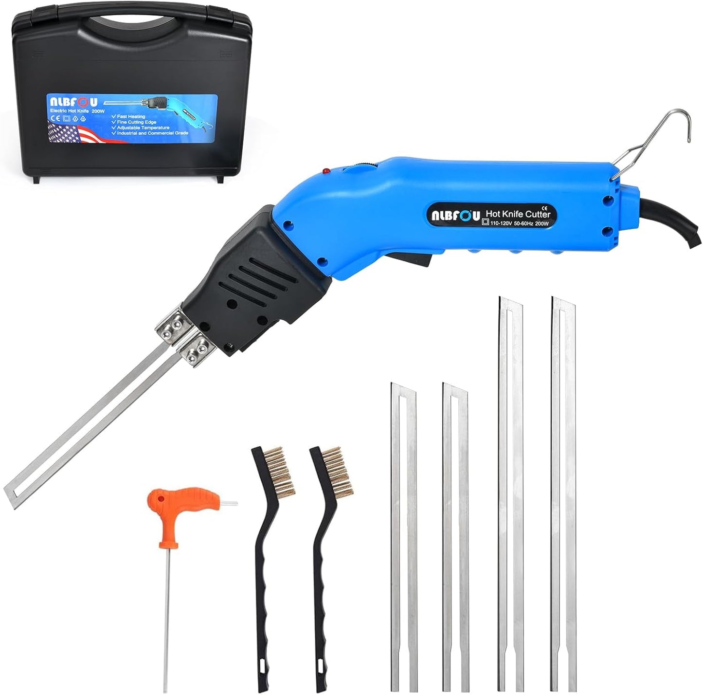 Hot Knife Foam Cutter for Clean Cuts with Air Cooled Technology